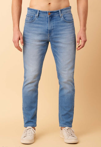 Men's Light Blue Slim Fit Jeans