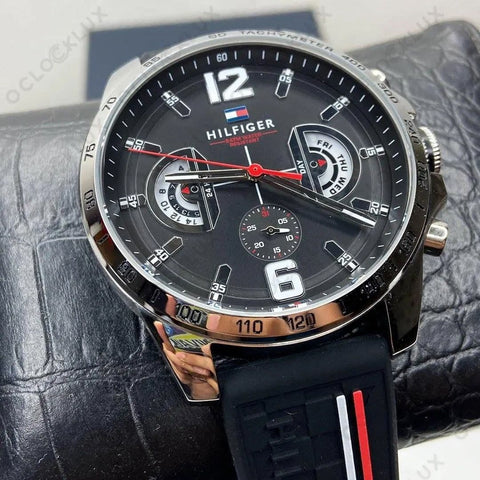 Tommy Hilfiger Multifunction Black Dial Men's Watch
