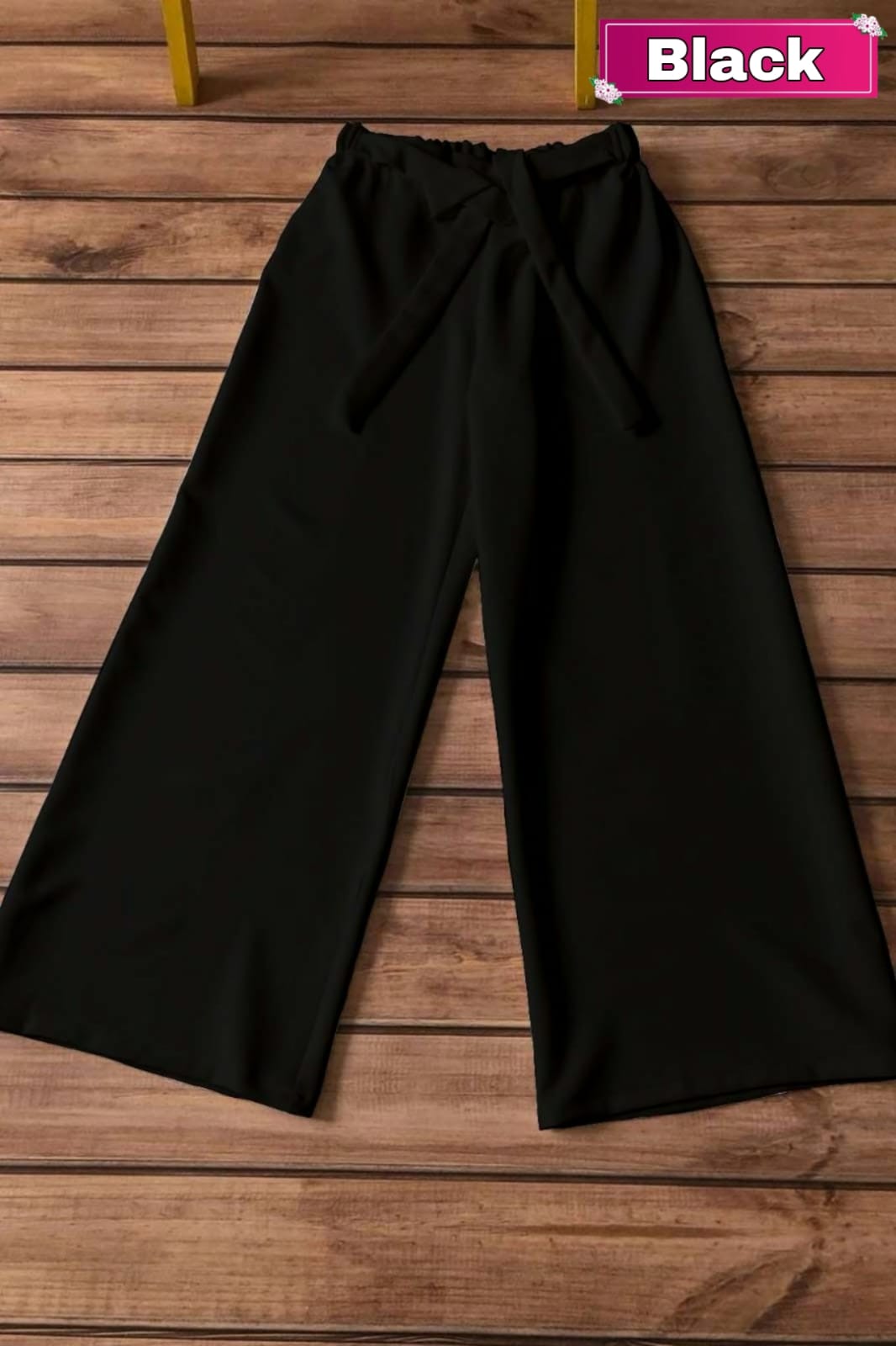 Women's Black Palazzo Pants