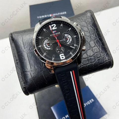 Tommy Hilfiger Multifunction Black Dial Men's Watch