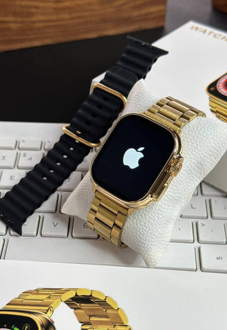 Apple Watch Ultra Golden Edition | 49mm | Dual Strap | Premium Clone