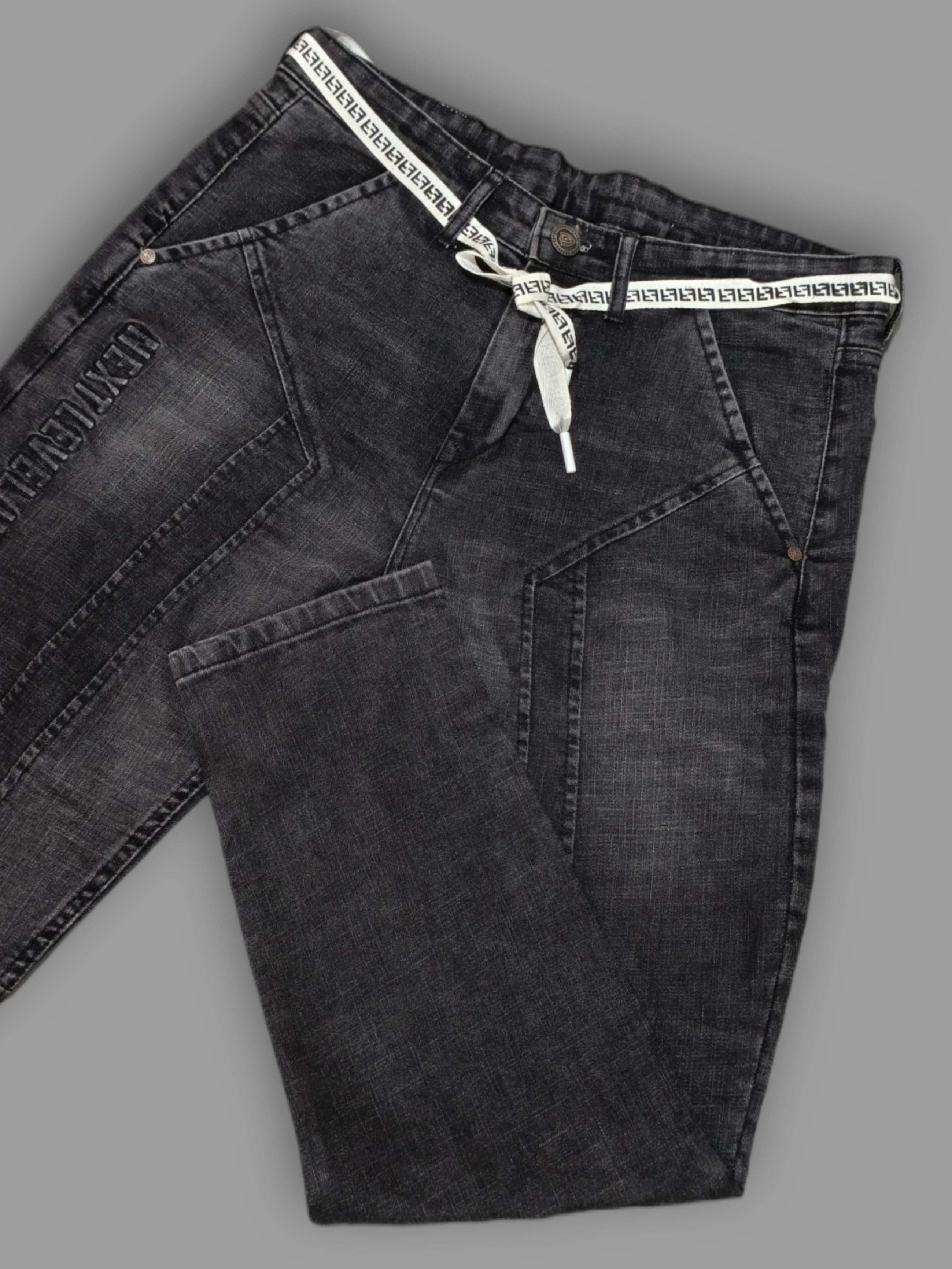 Men’s Dark Wash Surgery Style Jeans – Premium Stretch Slim Fit Denim Trekyoo