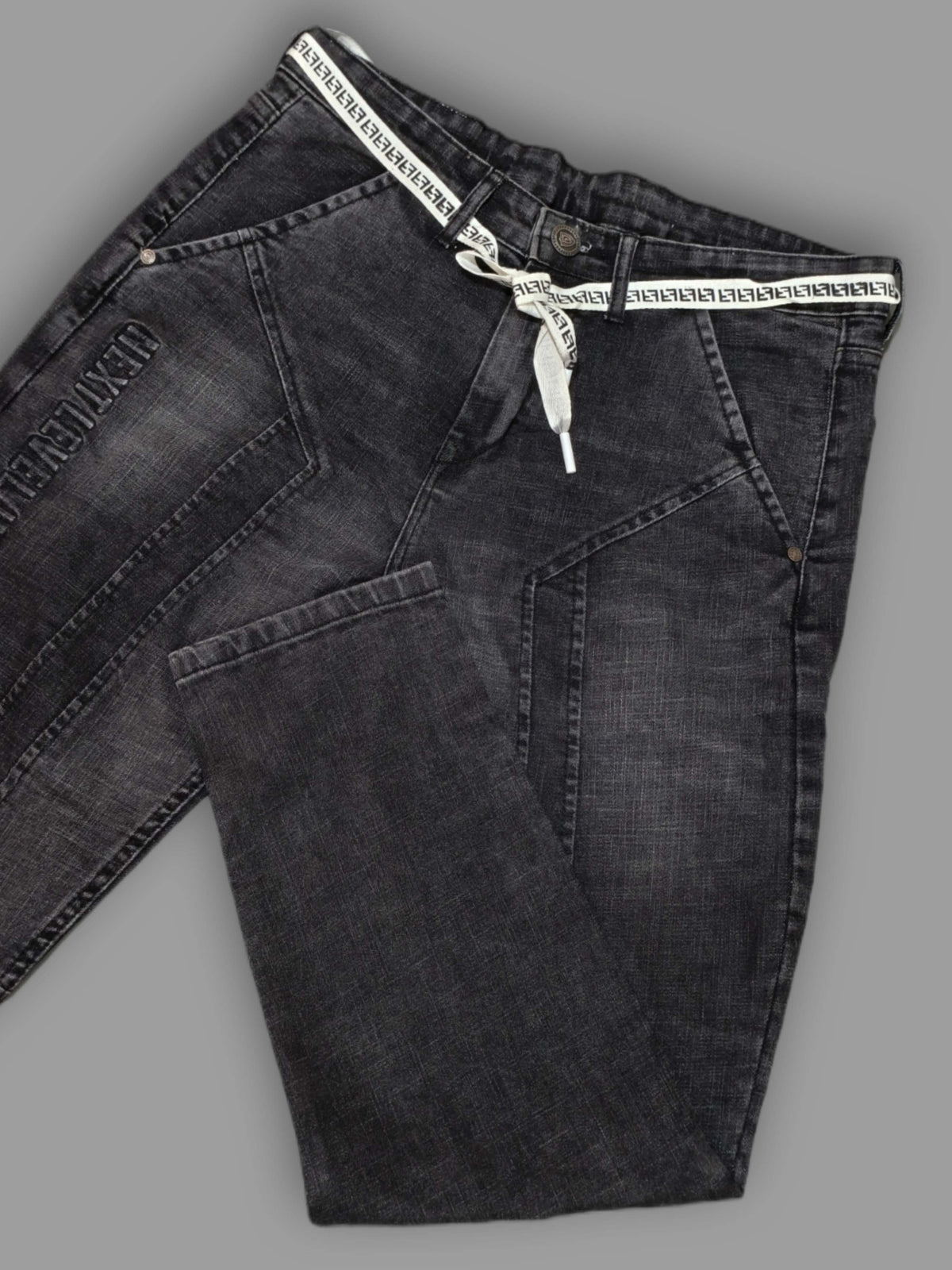 Men’s Dark Wash Surgery Style Jeans – Premium Stretch Slim Fit Denim Trekyoo