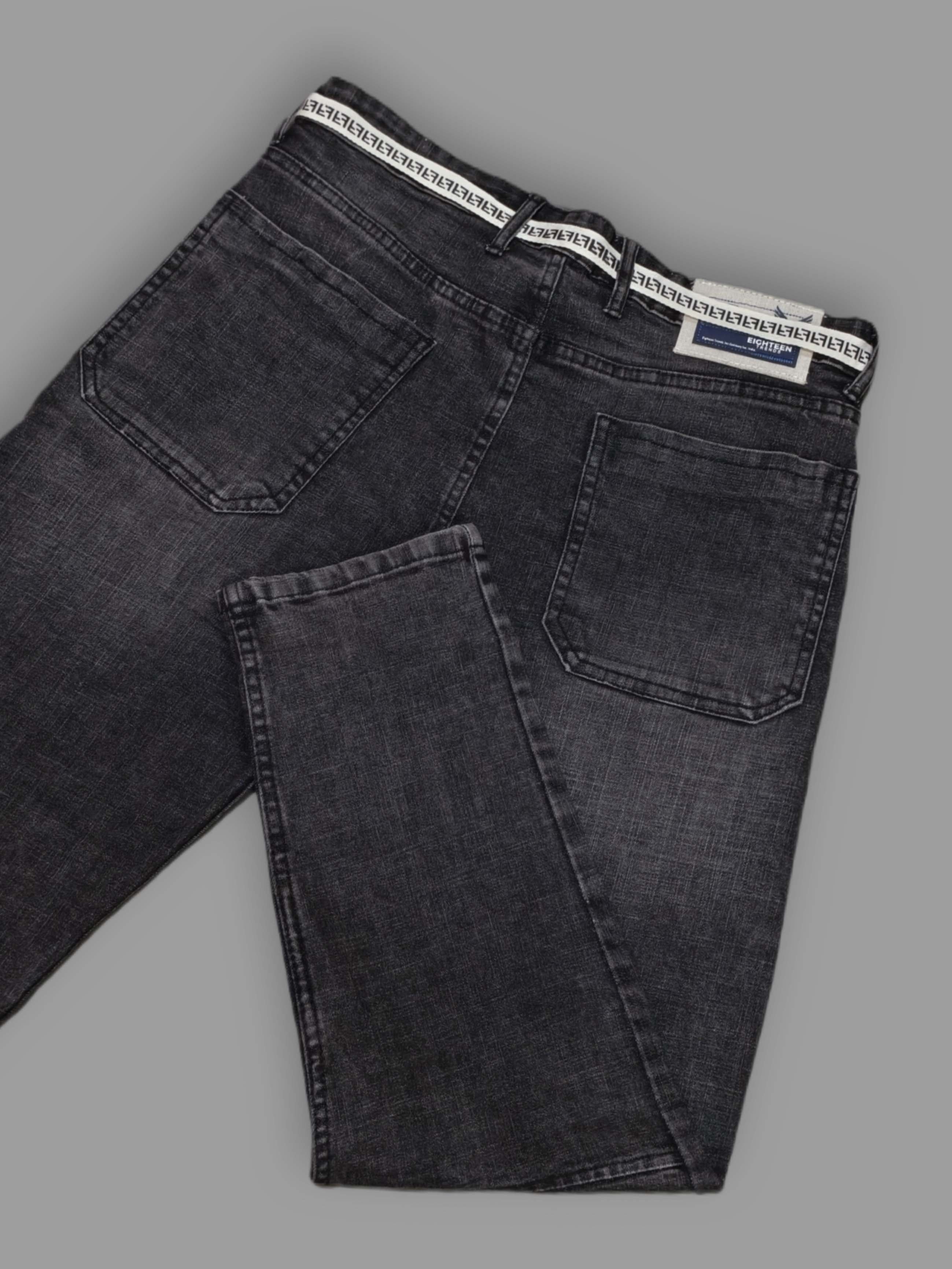 Men’s Dark Wash Surgery Style Jeans – Premium Stretch Slim Fit Denim Trekyoo