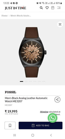 Fossil Modern Machine Automatic Watch – Premium 7AA Collection