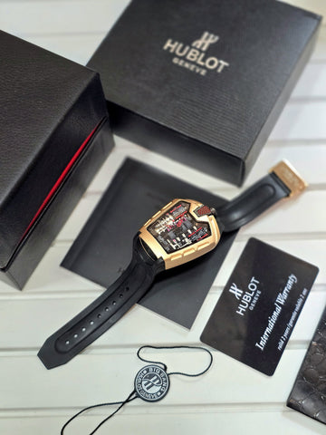 Hublot Bugatti Edition – Black & Gold Hypercar Timepiece for men's