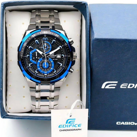 Casio Edifice Chronograph Blue-Black Dial Men's Watch