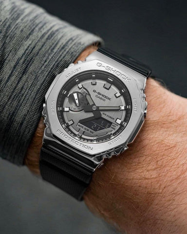 G-SHOCK GM-2100-BB-1A Premium Black Metal Edition | 7AA Unisex