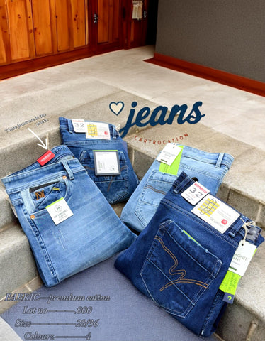 Men's Light Blue Slim Fit Distressed Jeans