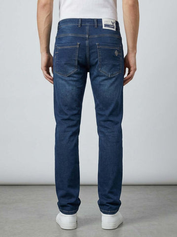 Premium Indigo Narrow Fit Denim – Sleek & Structured Trekyoo