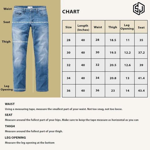 MEN’S 80001 Sapphire Sky Narrow Fit Jeans